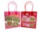 TINYMILLS Valentine’s Day Goody Bags 12 Pack – Cute Valentine Classroom Exchange Party Favor Bags for Kids, Heart & Valentine Designs, Treat Bags for Candy, Cards & Gifts